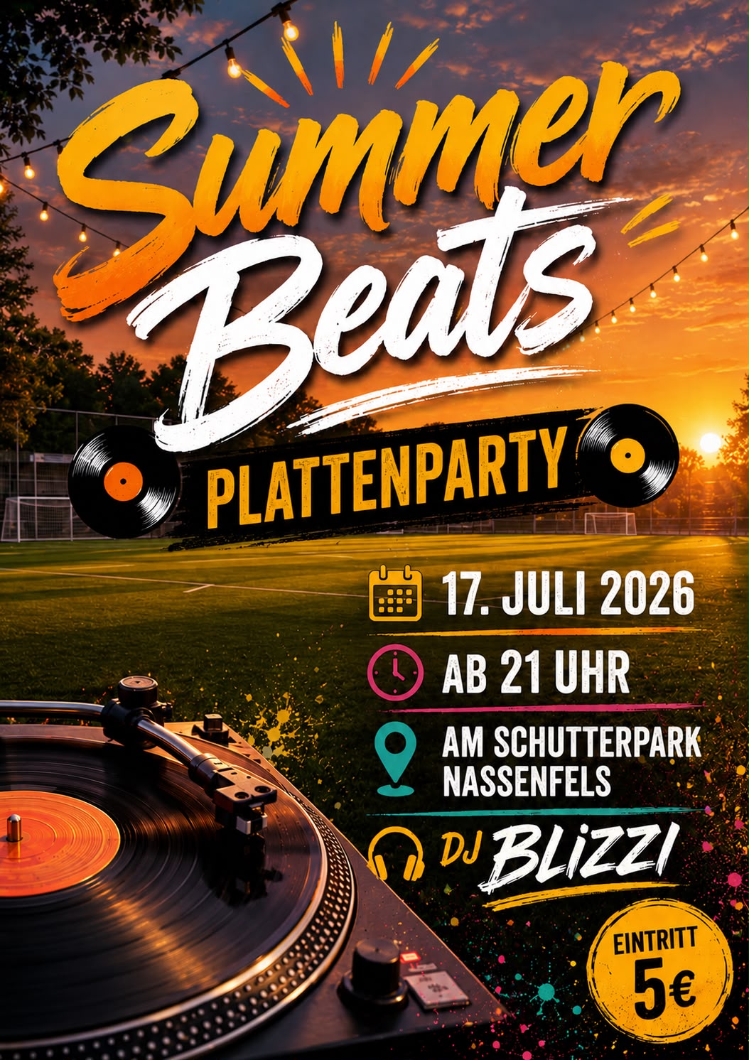 Plattenparty mit DJ Blizzi